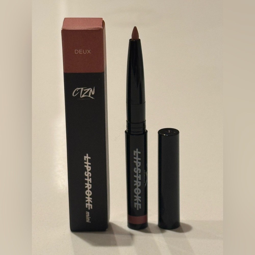 Lipstroke Mini Retractable Lipstick — Dusty Rose